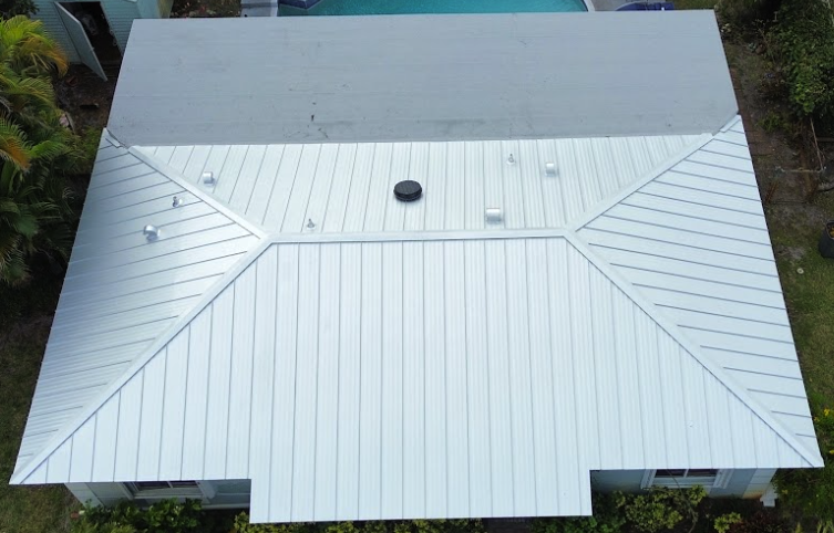 Metal outdoor living space in TX